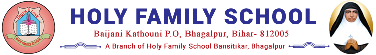 Logo in Holy Family School, Baijani Kathouni, Bhagalpur
